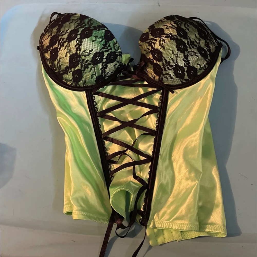 Sexy Lime Green Corset